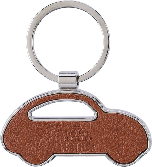Recycled leather keychain Joan