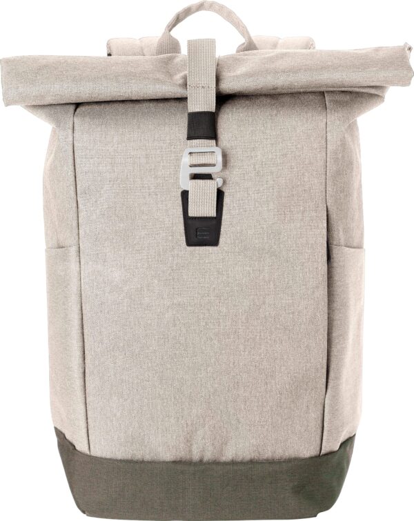 Polyester (600D) roll-top backpack Oberon