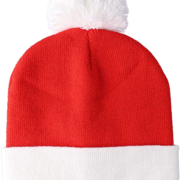 Acrylic knitted Christmas beanie Eleni