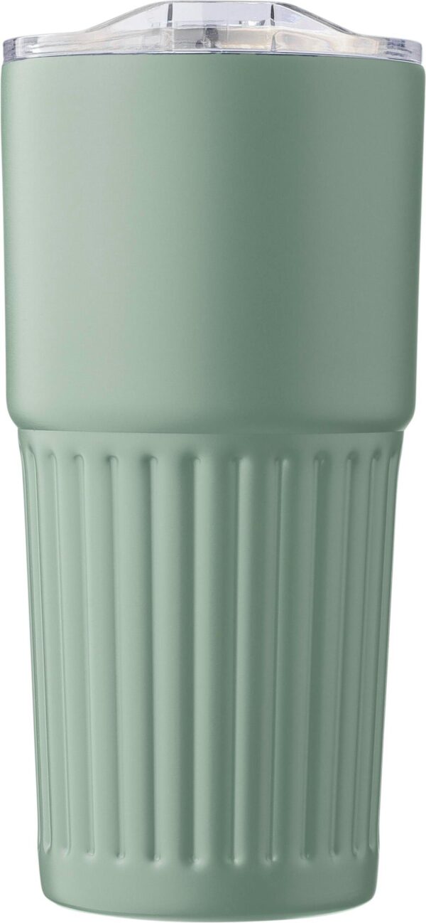 Recycled stainless steel double-walled drinking mug (500 ml) Kael