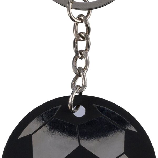 Recycled stainless steel soccer ball keychain Ciro