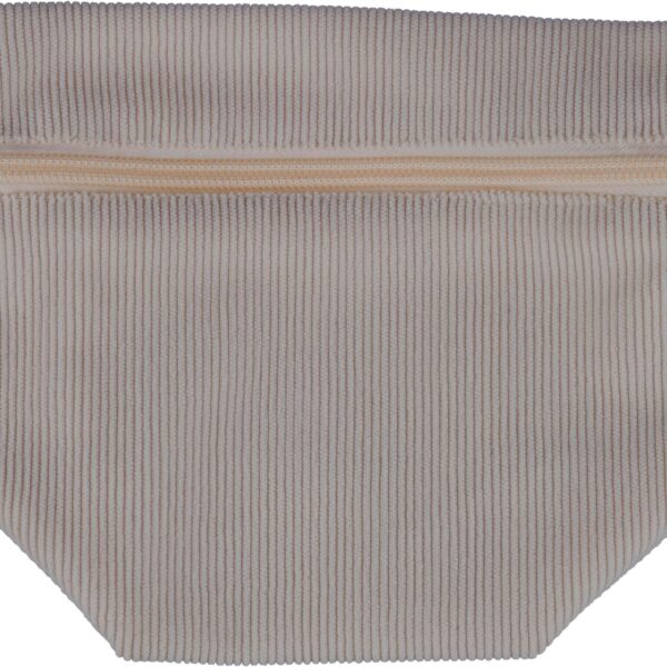 Corduroy zippered cosmetic pouch Tia