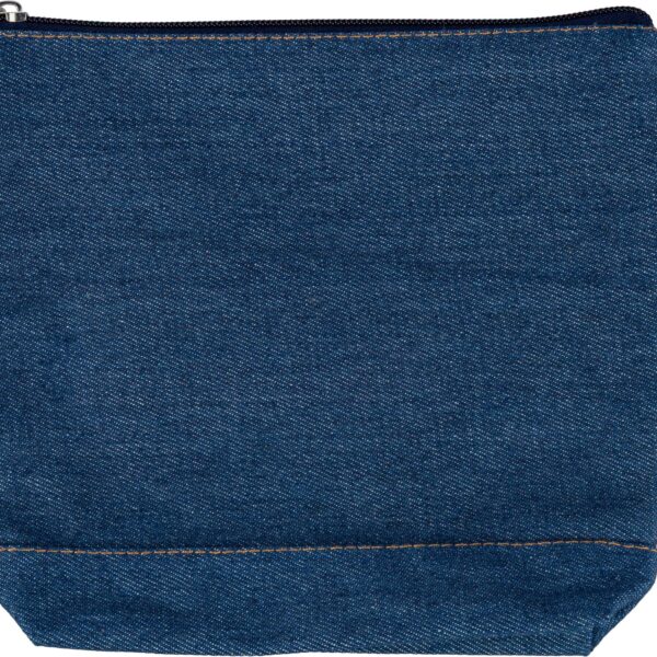 Recycled denim cosmetic bag Orin
