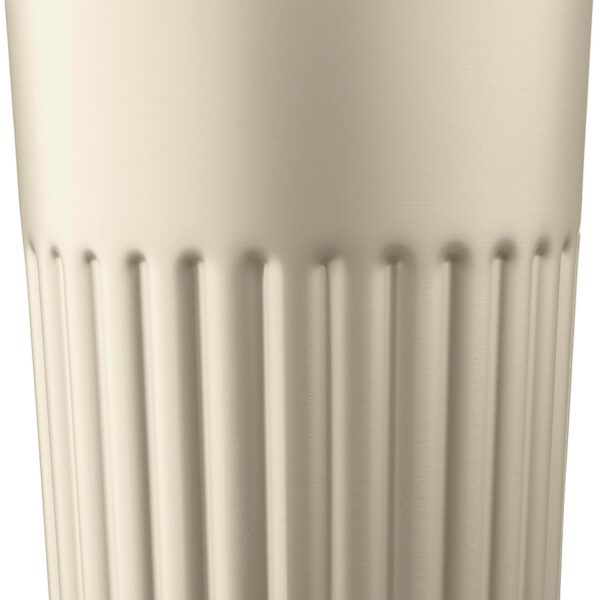 Recycled stainless steel travel mug (400 ml) Chiara