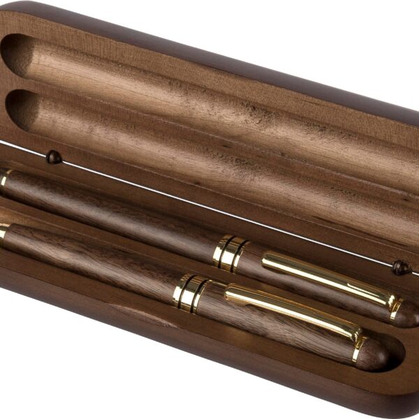 Walnut wooden pen set Adelina