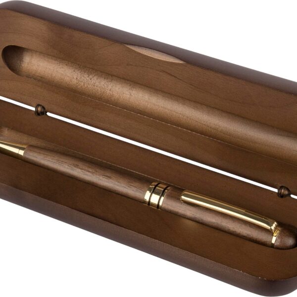 Walnut wooden twist ballpen Noa