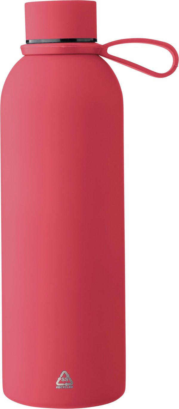 Recycled stainless steel double-walled drinking bottle (500 ml) Sena