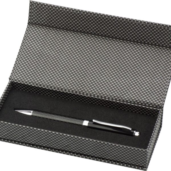 Carbon fibre and brass ballpen Lindsey