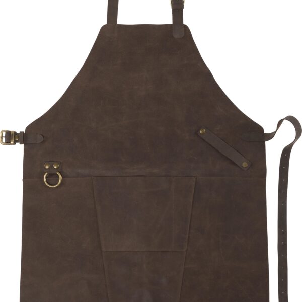 Split leather apron Nori