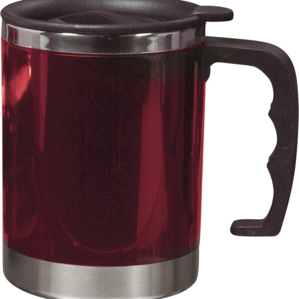 Stainless steel and AS double walled mug Gabi