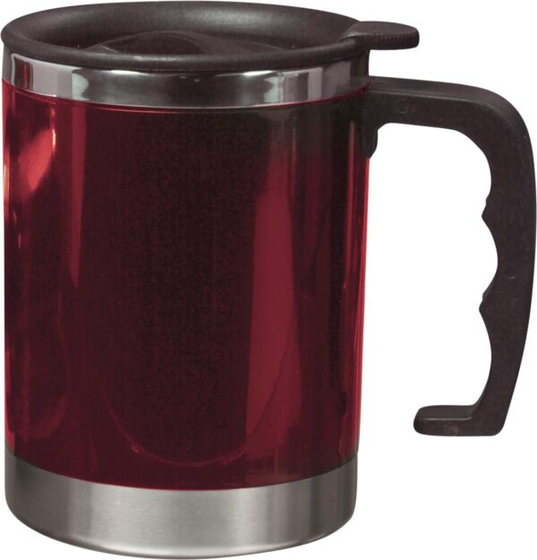 Stainless steel and AS double walled mug Gabi