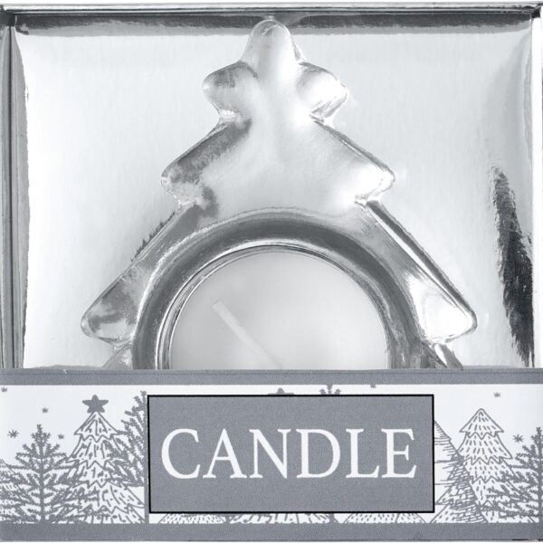 Glass tea light holder Casey