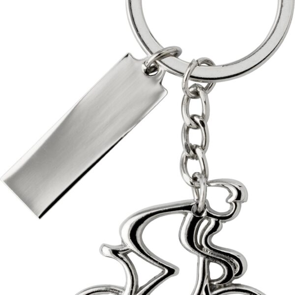 Nickel plated key holder Cirilio