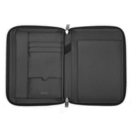 Conference folder A5 Monogram Zipped Black