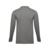 THC BERN II. Men's long-sleeved 100% cotton piqué polo shirt with removable label