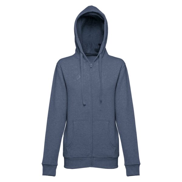 THC AMSTERDAM WOMEN II. Women's hoodie in cotton and polyester with full zip