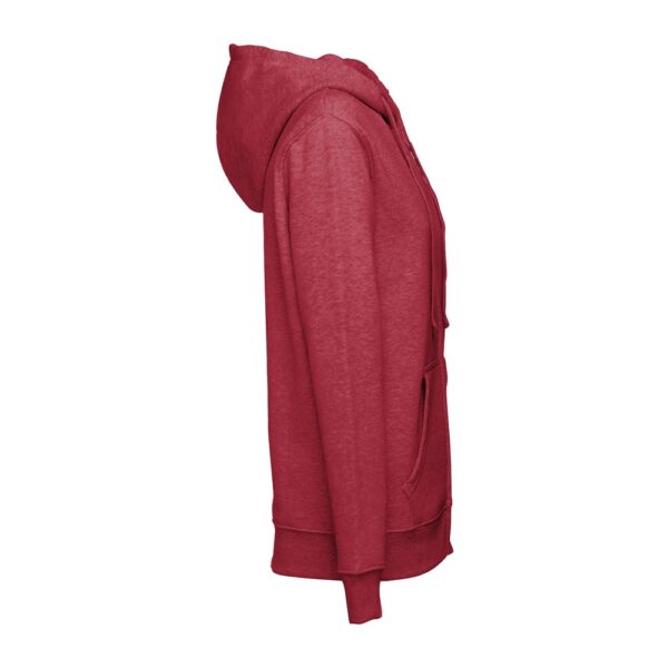 THC AMSTERDAM WOMEN II. Women's hoodie in cotton and polyester with full zip