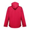 THC ZAGREB II. Men's softshell jacket with detachable hood and rounded back hem