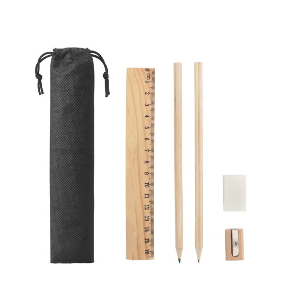 11195_set POCKETY. Writing set supplied in a non-woven pouch