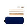NOMAD. Multi-purpose case in recycled felt (100% rPET) with ruler, pencils, rubber and sharpener