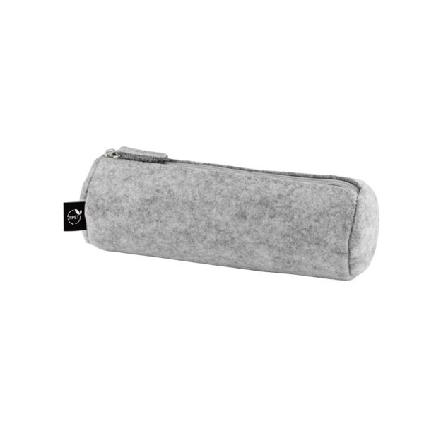 NOMAD. Multi-purpose case in recycled felt (100% rPET) with ruler, pencils, rubber and sharpener