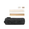 NOMAD. Multi-purpose case in recycled felt (100% rPET) with ruler, pencils, rubber and sharpener
