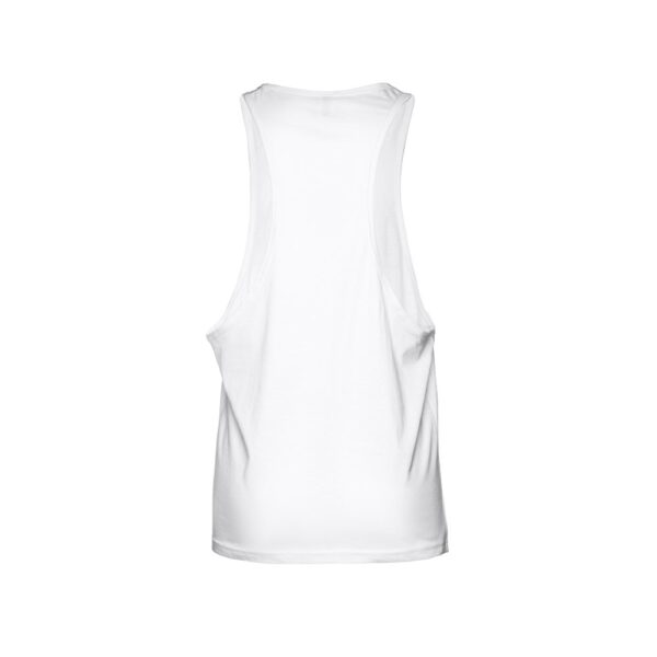 THC IBIZA WH. Men's split-sleeve cotton T-shirt with dropped armholes