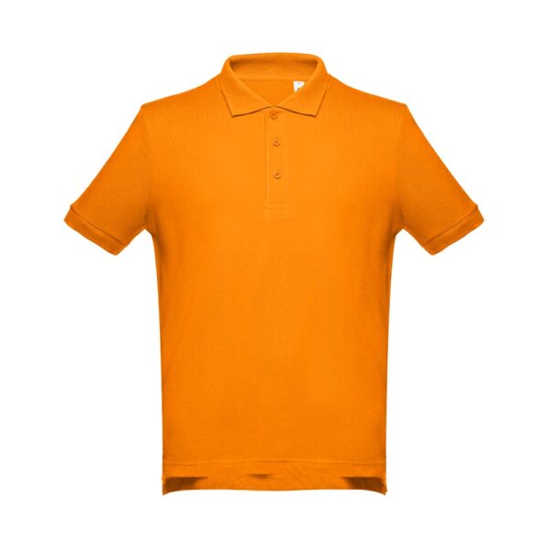 THC ADAM. Men's short-sleeved cotton polo shirt
