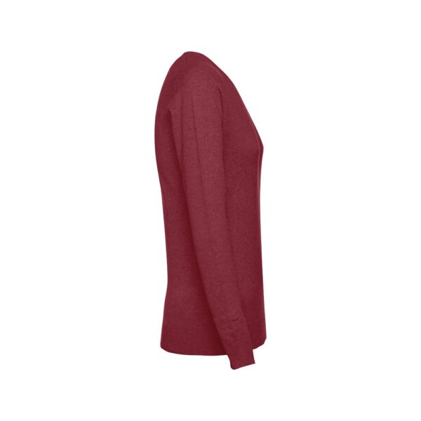 30150_115-c THC MILAN WOMEN. V-neck pullover for women in cotton and polyamide