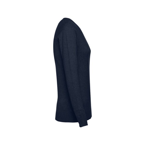 30150_134-c THC MILAN WOMEN. V-neck pullover for women in cotton and polyamide