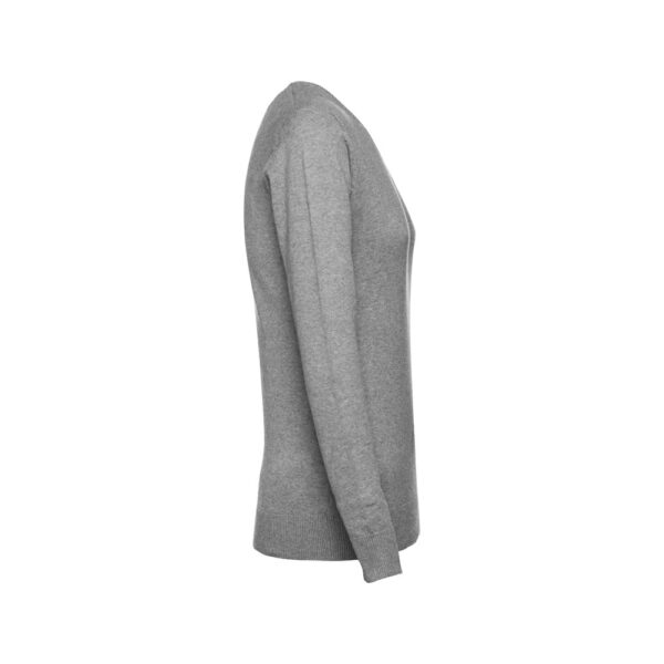 30150_193-c THC MILAN WOMEN. V-neck pullover for women in cotton and polyamide