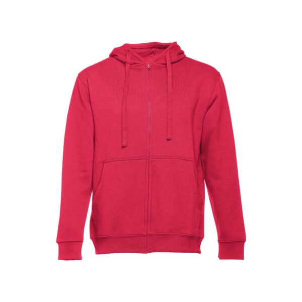 30161_105 THC AMSTERDAM. Men's hoodie in cotton and polyester with full zip
