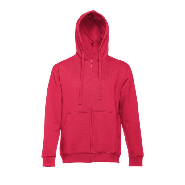 30161_105-d THC AMSTERDAM. Men's hoodie in cotton and polyester with full zip