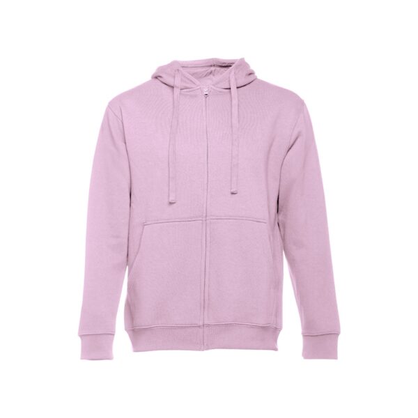 30161_142 THC AMSTERDAM. Men's hoodie in cotton and polyester with full zip