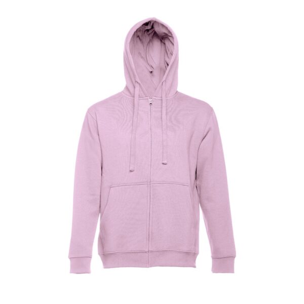 30161_142-d THC AMSTERDAM. Men's hoodie in cotton and polyester with full zip