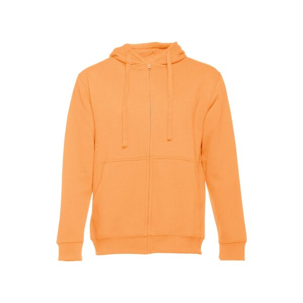 30161_178 THC AMSTERDAM. Men's hoodie in cotton and polyester with full zip