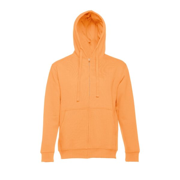 30161_178-d THC AMSTERDAM. Men's hoodie in cotton and polyester with full zip