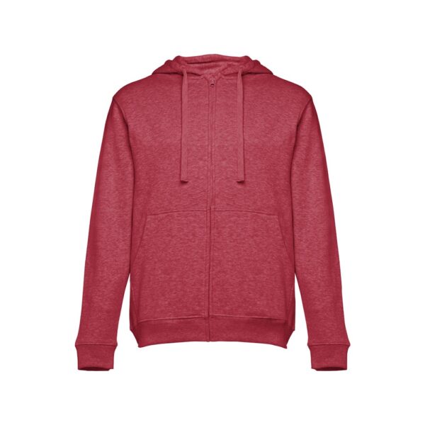 30161_195-a THC AMSTERDAM. Men's hoodie in cotton and polyester with full zip