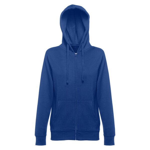 THC AMSTERDAM WOMEN. Women's hoodie in cotton and polyester with full zip
