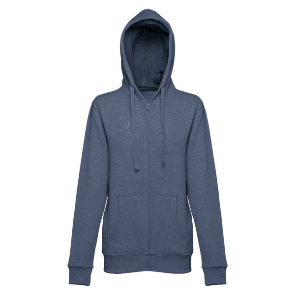 THC AMSTERDAM WOMEN. Women's hoodie in cotton and polyester with full zip