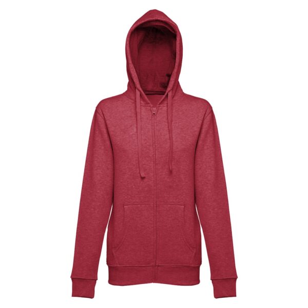 THC AMSTERDAM WOMEN. Women's hoodie in cotton and polyester with full zip