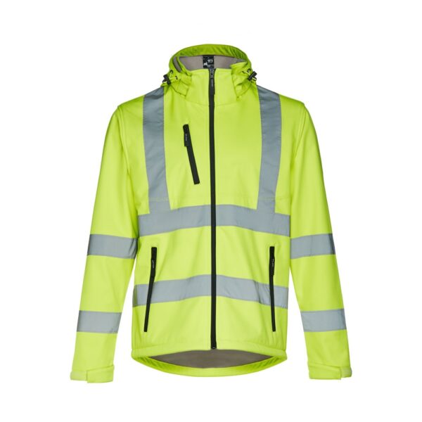 30182_188 THC ZAGREB WORK. High-visibility softshell jacket (unisex, class 111)