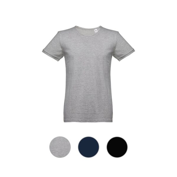 30186_a THC SAN MARINO. Men's short-sleeved T-shirt in combed cotton