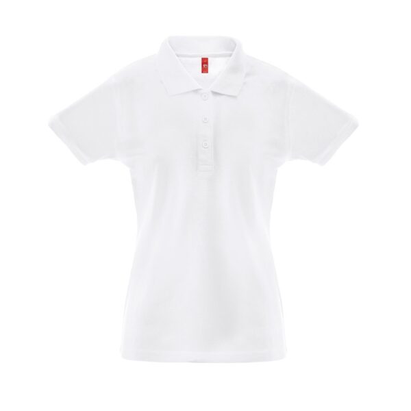 30263_106 THC BERLIN WOMEN WH. Women's short-sleeved polo shirt