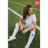 THC RUN WH. Mid-calf sports sock
