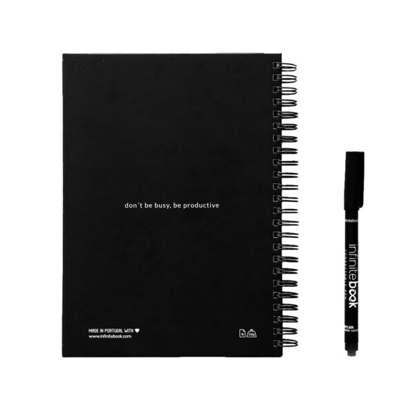 33202_103-b STARTER KIT INFINITE PLANNER A5. Set includes an A5"infinite Diary", cleaning kit, marker and marker holder