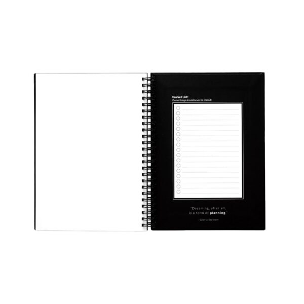 33202_103-f STARTER KIT INFINITE PLANNER A5. Set includes an A5"infinite Diary", cleaning kit, marker and marker holder