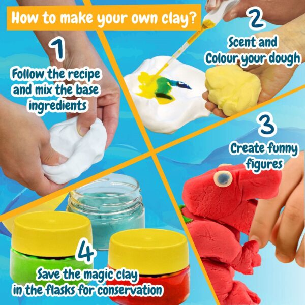35800_100-d Modeling Dough Factory Kit I. Educational game for children