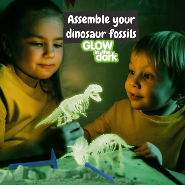 35823_100-d 2 in 1 Fossil Excavation Kit I. Educational game for children