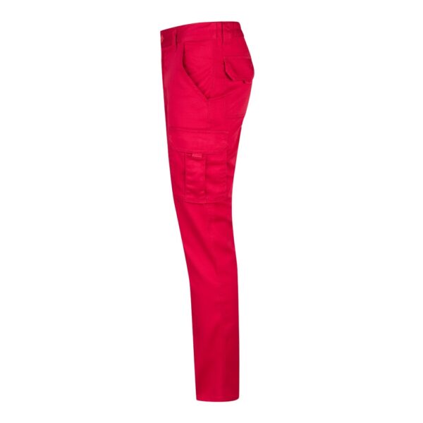 VL LUGH. Multi-pocket stretch trousers (240g/m²) in cotton (46%), EME (38%) and polyester (16%)